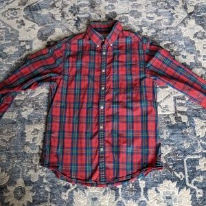 Red Plaid Old Navy Button-up - Men's S